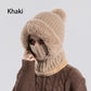 🔥[Bottom discount] 👍Women's winter one-piece knitted hat, scarf and mask
