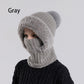 🔥[Bottom discount] 👍Women's winter one-piece knitted hat, scarf and mask