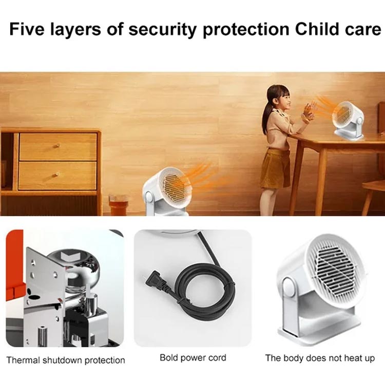 400W Portable Warm Air Oscillating Blower