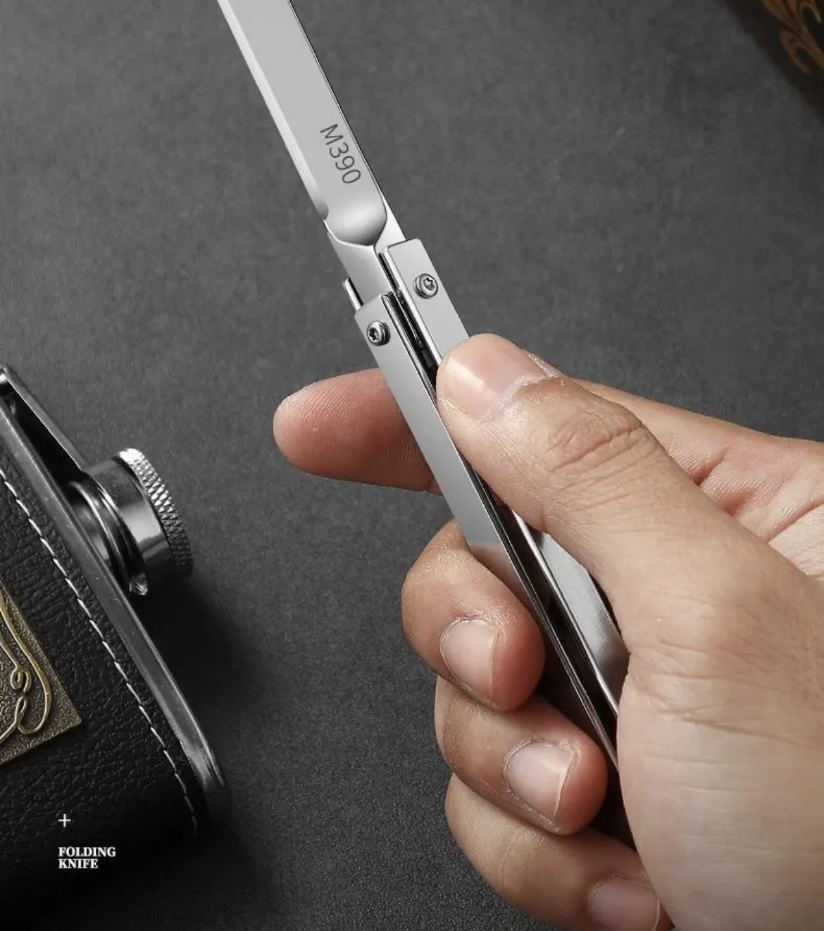 🔥50% discount while supplies last!🎉M390 CNC Folding Broken Window Pocket Knives