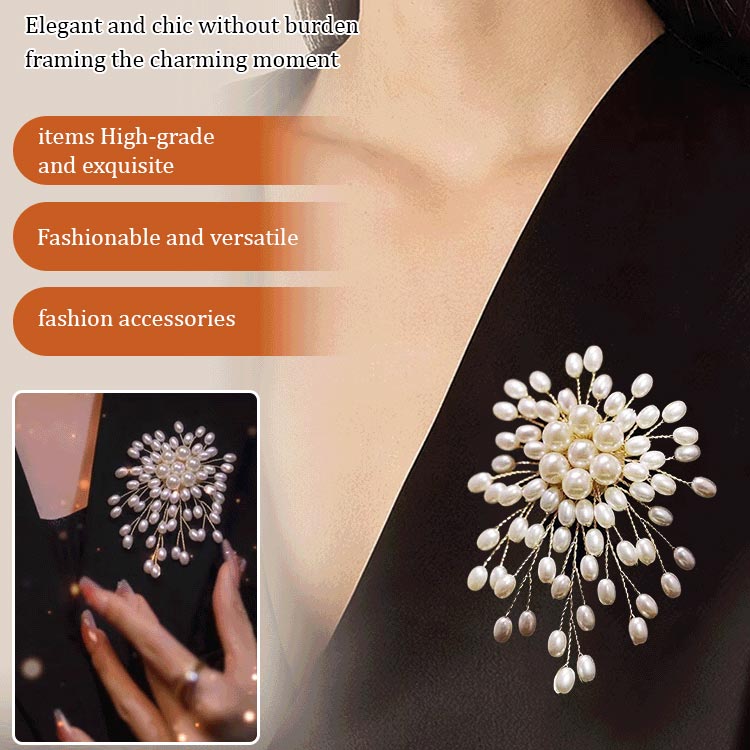 ✨Ladies' high-end exquisite handmade pearl brooch（50% OFF）