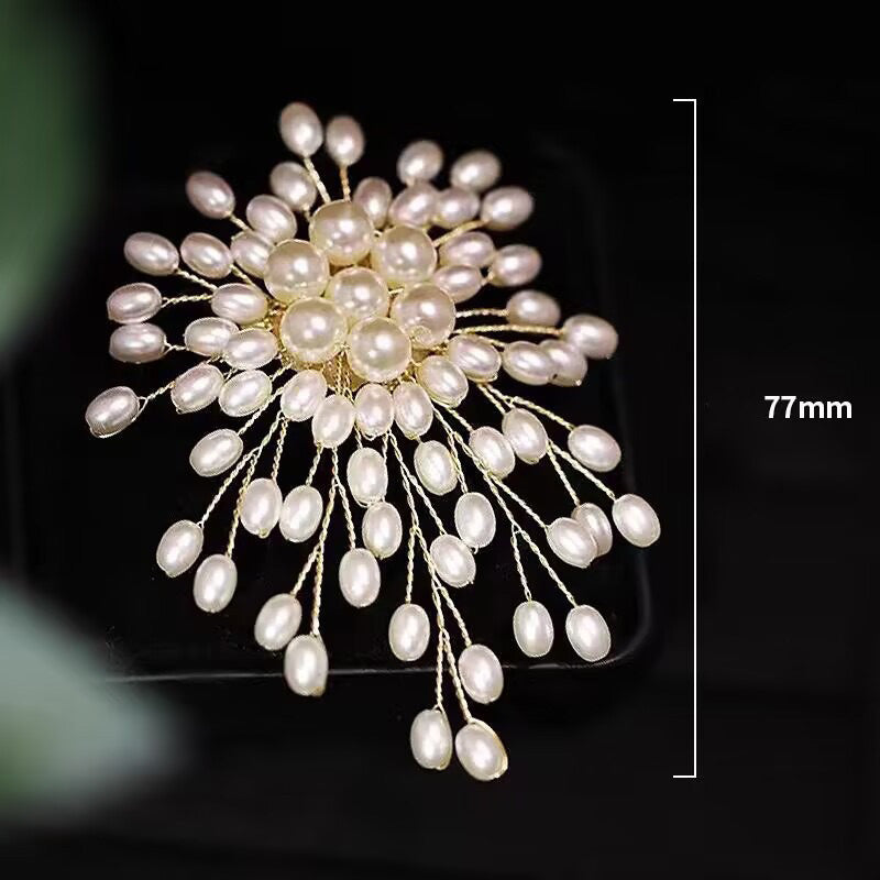 ✨Ladies' high-end exquisite handmade pearl brooch（50% OFF）