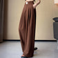 Women's High-Waisted Wide-Leg Suit Pants