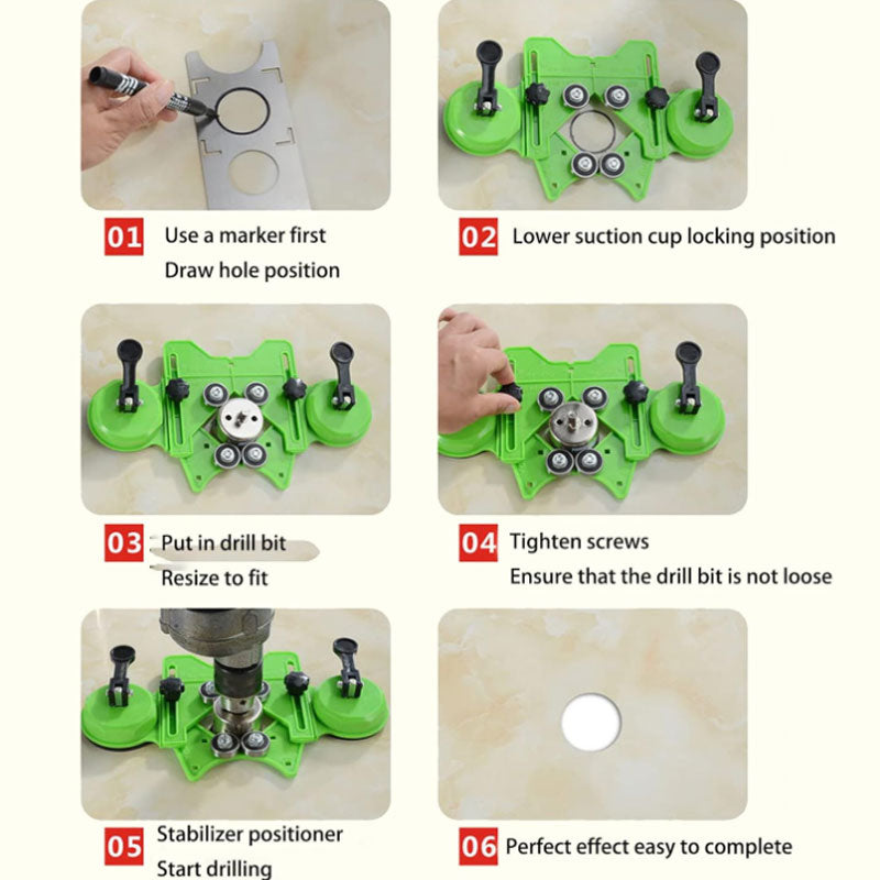 Drill Bit Hole Saw Guide