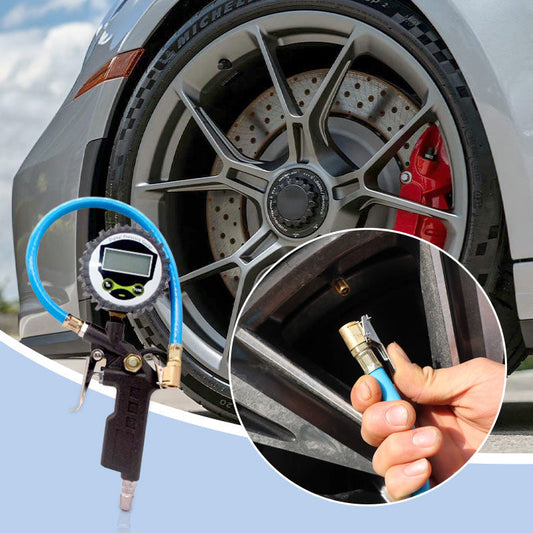 Digital Tire Pressure Gauge with Inflator