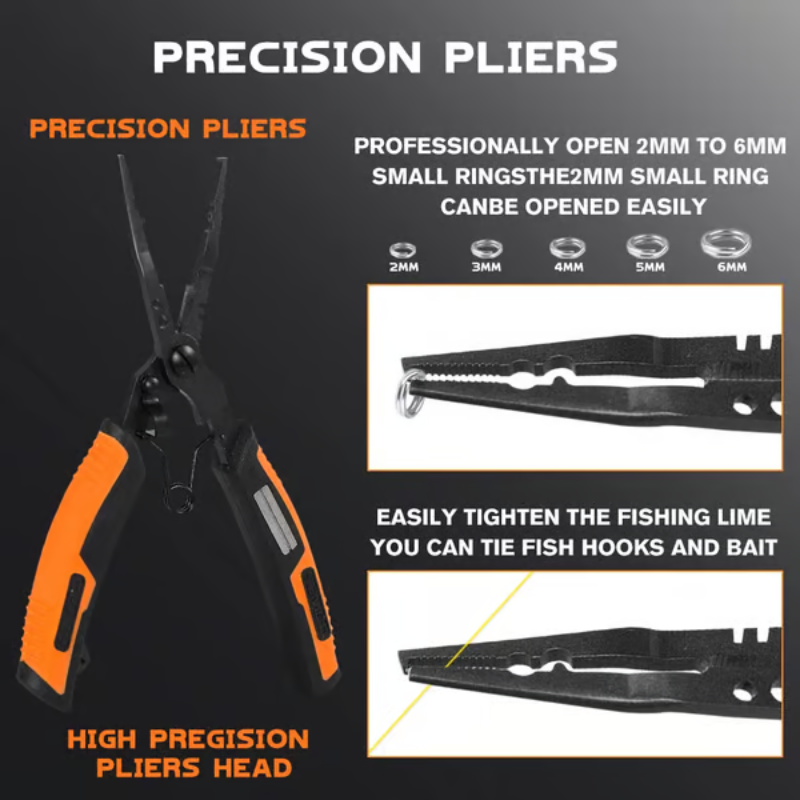 Stainless Steel Multifunction Fishing Pliers