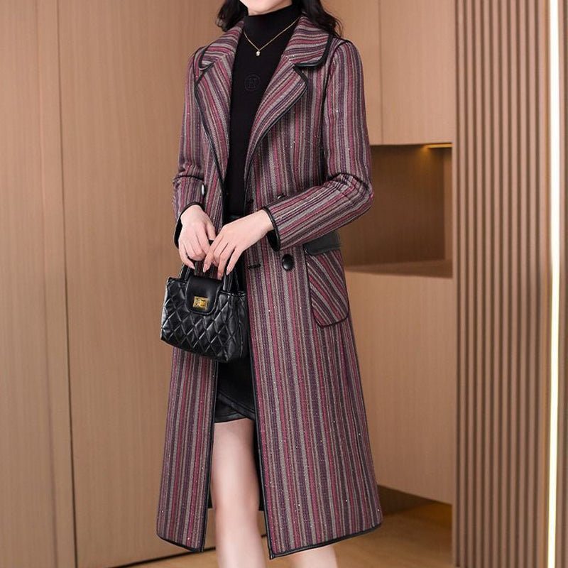 Women's Elegant Reversible Double-Sided Coat