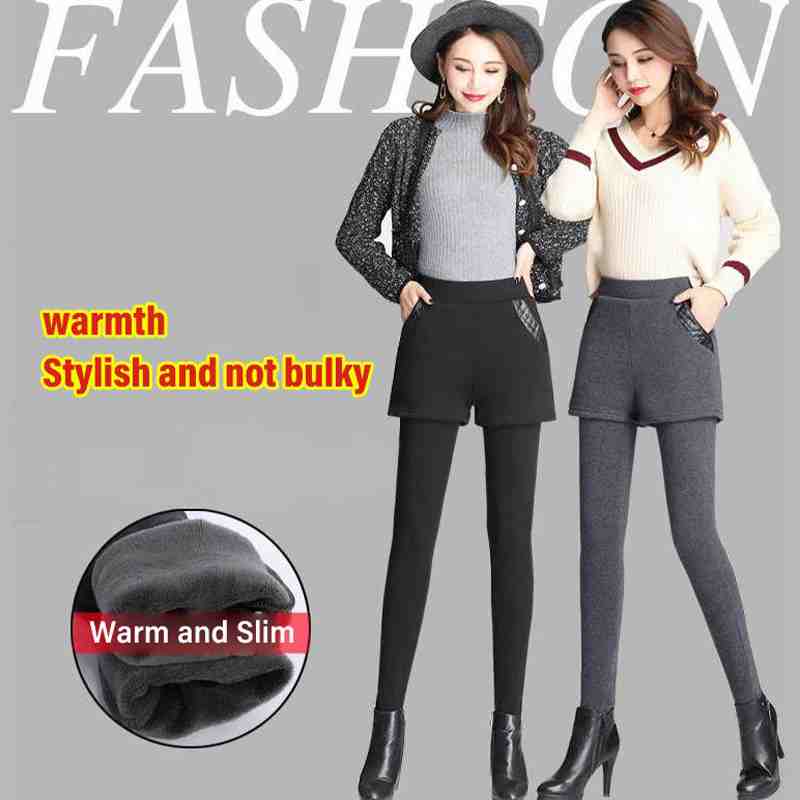 🎁Meet Christmas 50% OFF🎄|Faux Two Piece Curves Body Shaping Pants