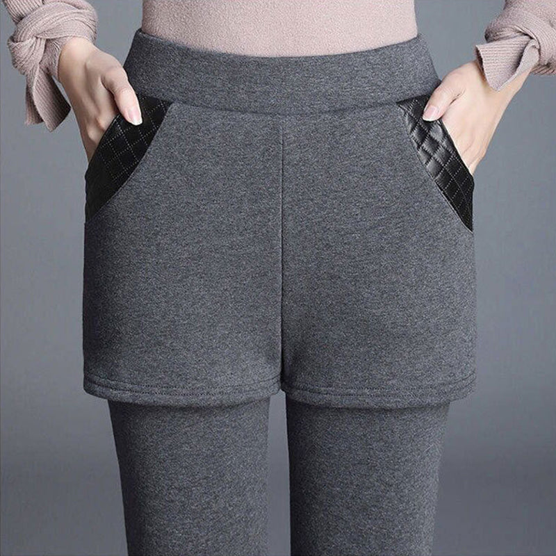 🎁Meet Christmas 50% OFF🎄|Faux Two Piece Curves Body Shaping Pants