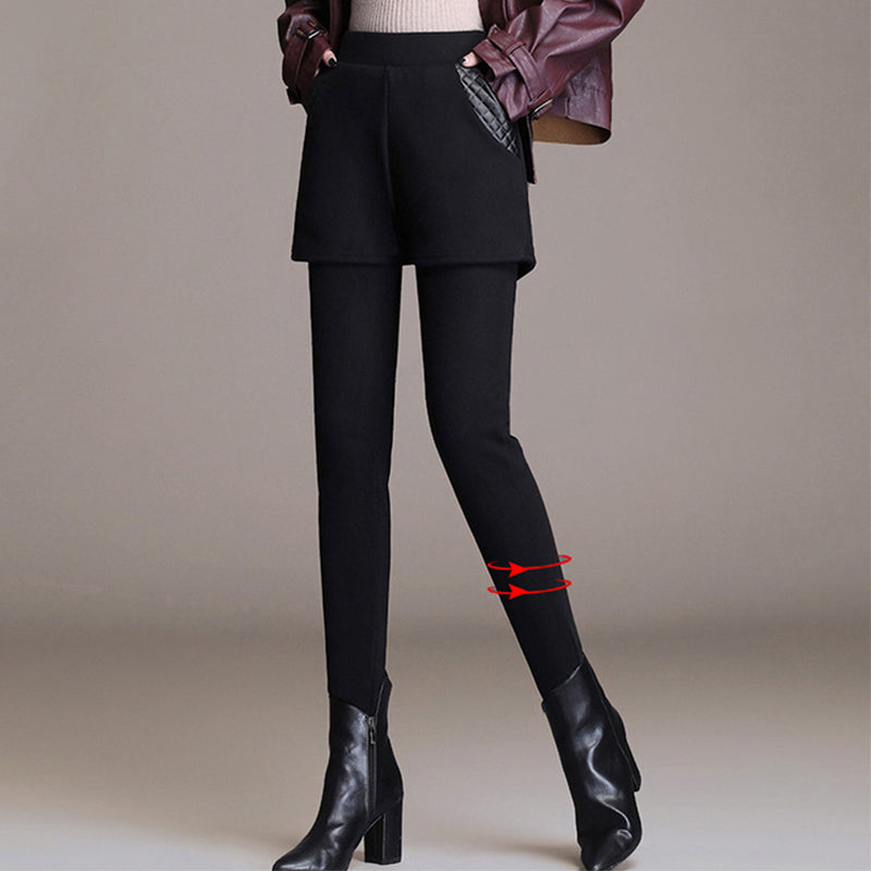 🎁Meet Christmas 50% OFF🎄|Faux Two Piece Curves Body Shaping Pants