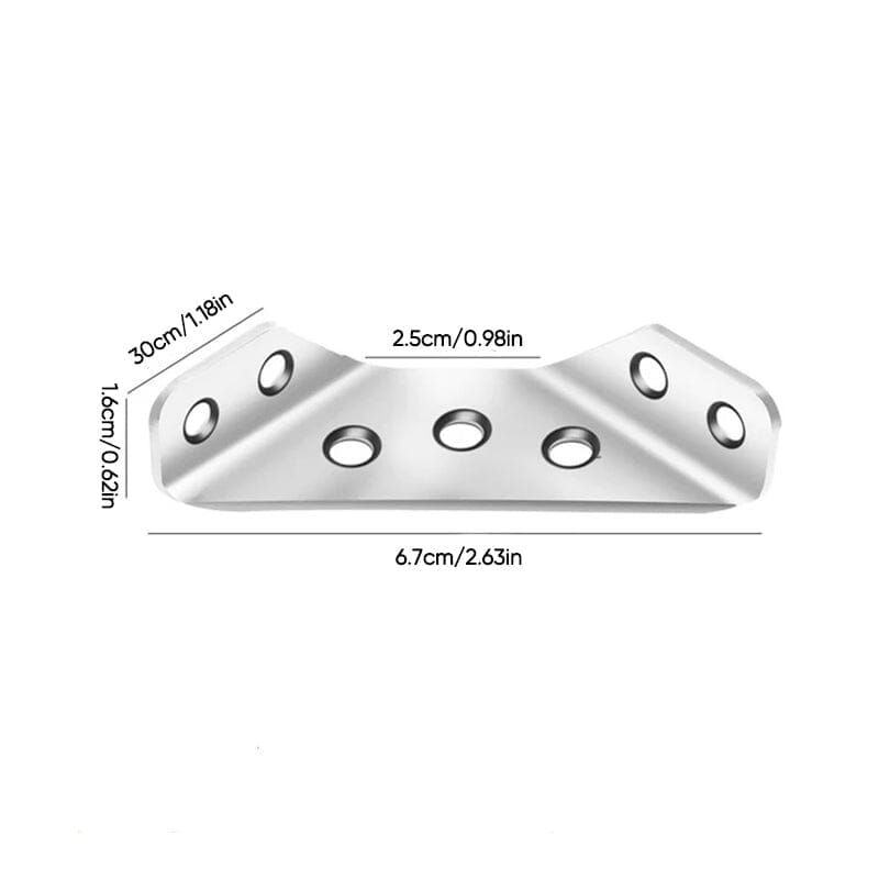🔧 50% OFF !!!⏰UNIVERSAL STAINLESS STEEL FURNITURE CORNER BRACES — Triangular Stability Reinforcement | Rust-Proof Structural Support & Easy Install 🔧