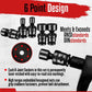 15pcs 3/8" Shallow Impact Universal Joint Socket Set