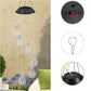 🌠💡Colorful LED Solar-Powered Light Bulb Wind Chimes🌈