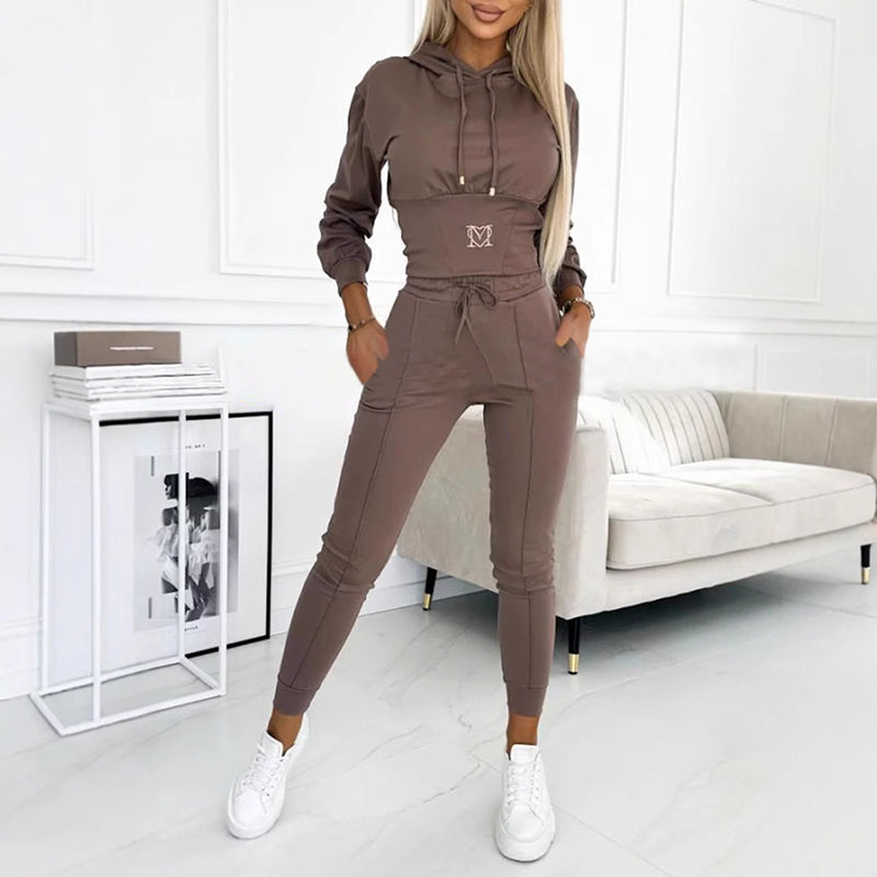 🌸2025 HOT SALE -54%OFF Women's Two-Piece Hooded Tracksuit Set