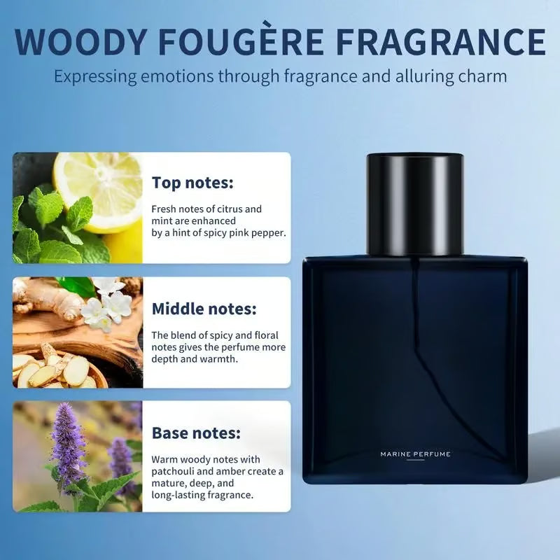 Natural Long-Lasting Marine Perfume | 24H Natural Sea Minerals & Zero Alcohol Burn