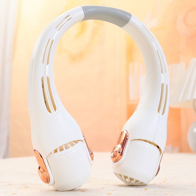 ❄️ Neck Air Conditioner Fan - Ultra-Quiet Personal Cooling for Summer