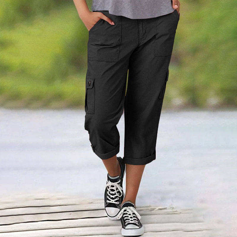 ⏰50% OFF! 🩳Women’s High-Elasticity Multi-Pocket Casual Shorts – Comfortable, Functional & Perfect for Summer 🌞✨
