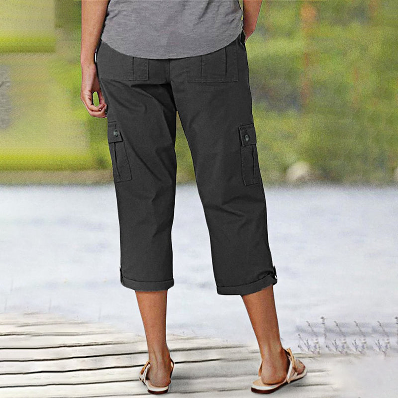 ⏰50% OFF! 🩳Women’s High-Elasticity Multi-Pocket Casual Shorts – Comfortable, Functional & Perfect for Summer 🌞✨