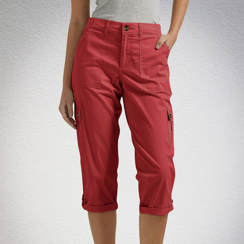 ⏰50% OFF! 🩳Women’s High-Elasticity Multi-Pocket Casual Shorts – Comfortable, Functional & Perfect for Summer 🌞✨