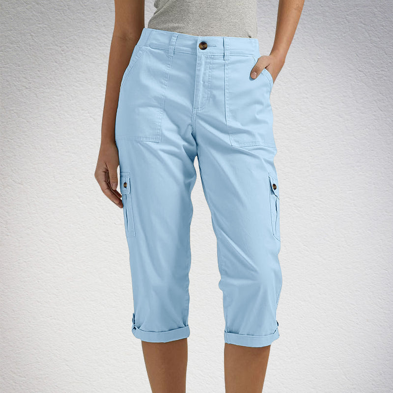⏰50% OFF! 🩳Women’s High-Elasticity Multi-Pocket Casual Shorts – Comfortable, Functional & Perfect for Summer 🌞✨