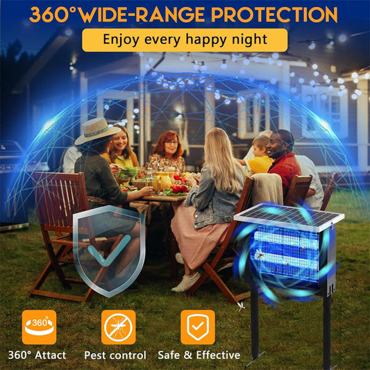 🏡 🦟Garden Essentials, Solar Mosquito Killer Lights, Intelligent Mosquito Killer!