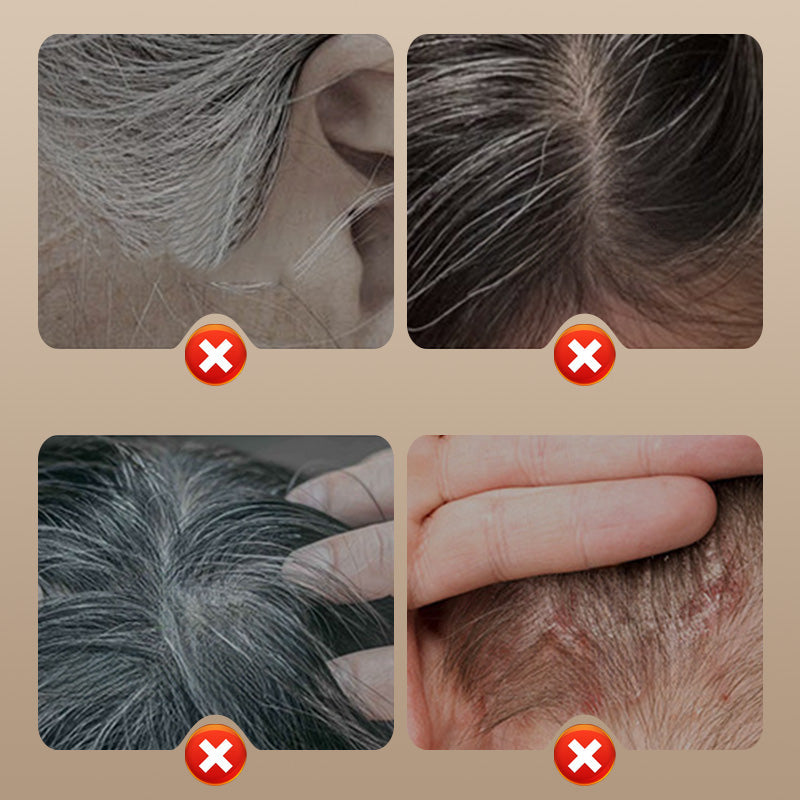 💥Gray Hair Eliminator👉2 in 1 Quick Touch up Hair Dye Comb♀️~🎉Buy 5 Get 5 Free