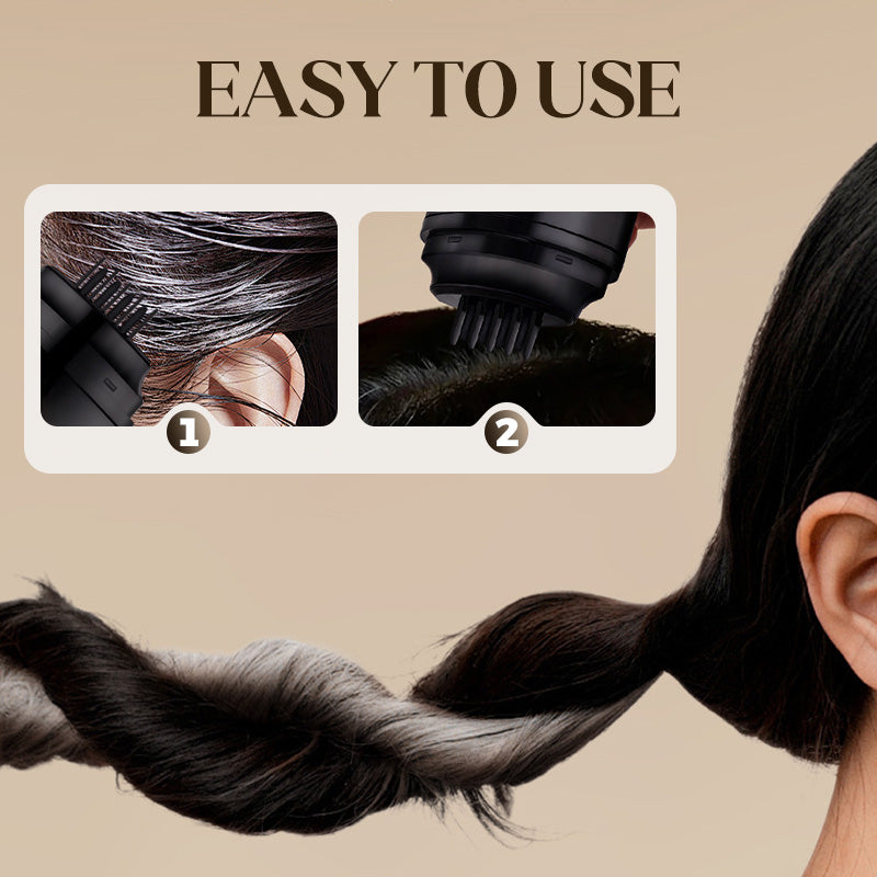 💥Gray Hair Eliminator👉2 in 1 Quick Touch up Hair Dye Comb♀️~🎉Buy 5 Get 5 Free