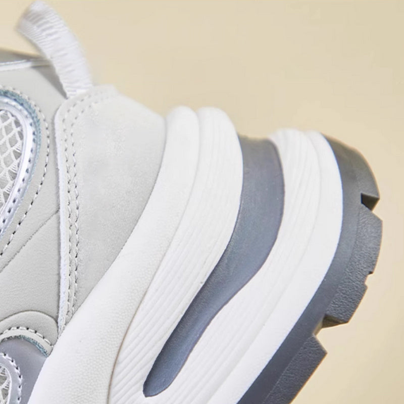👟 LIMITED-TIME 50% OFF! ✨ Thick-Soled Casual Sneakers – Lightweight, Breathable Mesh, Retro 🍂
