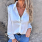 Elegant Satin Long Sleeve Shirt