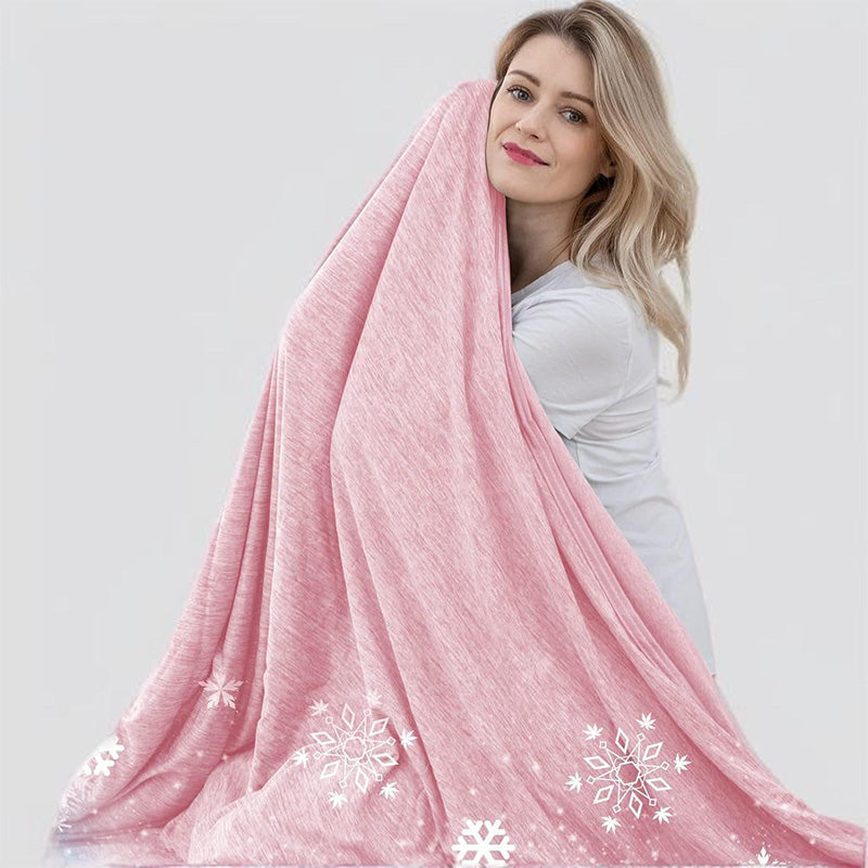❄️Cool Lightweight Solid Color Thin Blanket