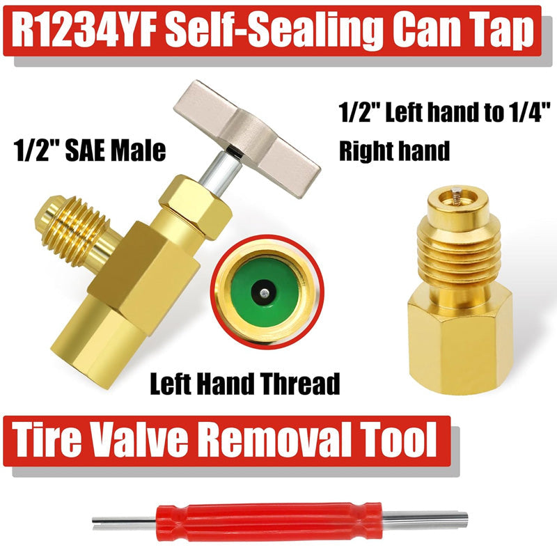 ⏳Time-limited Special🧰3 Way R134/R22/R410 AC Gauges