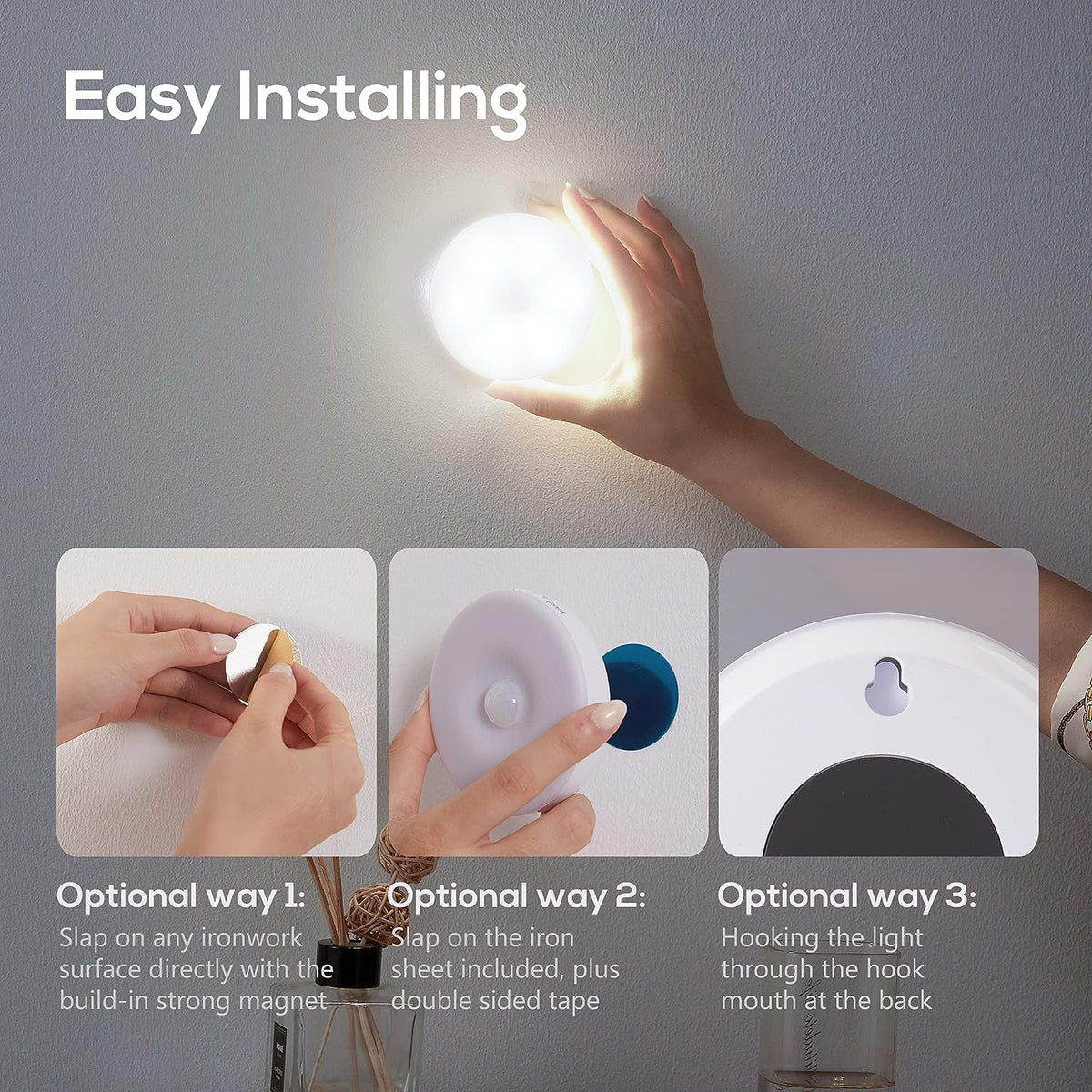 📢📢50% OFF !! ⏰Motion Sensor Automatic Rechargeable Light 💡