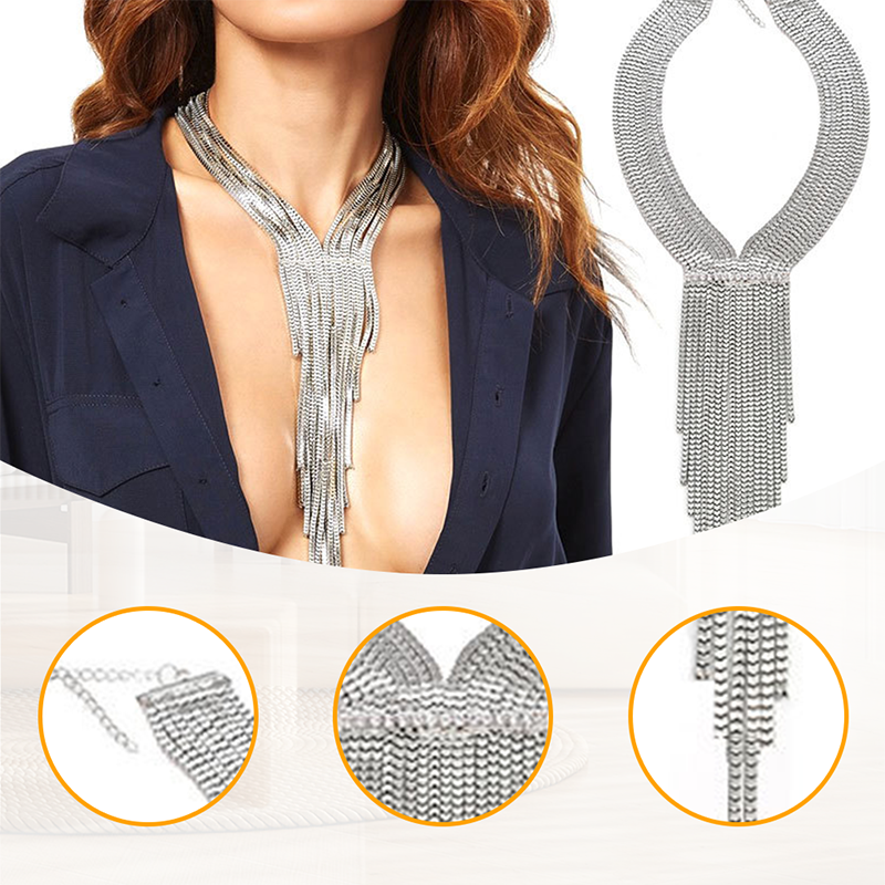 ⏳Time-limited Special⌛Women’s Stylish & Gorgeous Tassel Chain Necklace