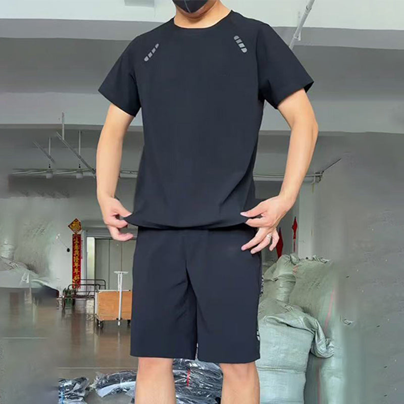 🔥Father's Day 50% OFF🔥Men's Light Casual T-Shirt Shorts 2-Piece Set