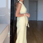 V-Neck Sleeveless Top and Straight-Leg Pants 2-piece suit