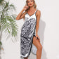 Women's One-Piece Backless Beach Dress