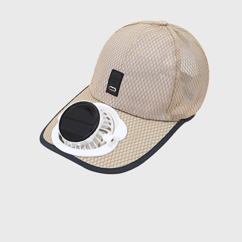 🌞🍃Breathable Baseball Cap with Solar Fan