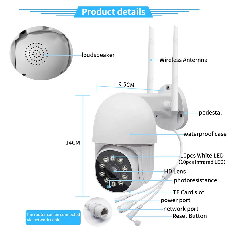 🏠🛡️Waterproof wireless smart security camera - Factory sale with 60% discount🔥