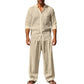 ⏳Time-Limited Special⏰Men’s Shirt & Pants Set – Casual, Breathable Linen, Relaxed Fit