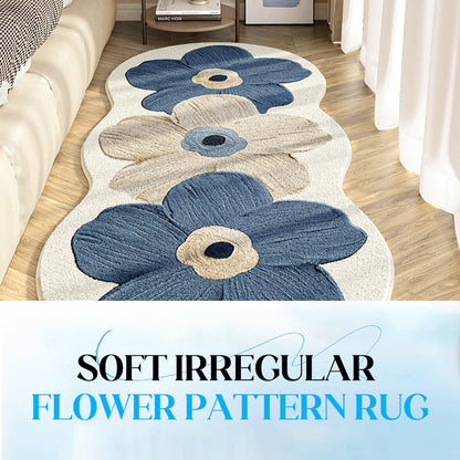 🏡💖LAST DAY 49% OFF⚡50K+ SOLD!🎁Soft Irregular Flower Pattern Rug