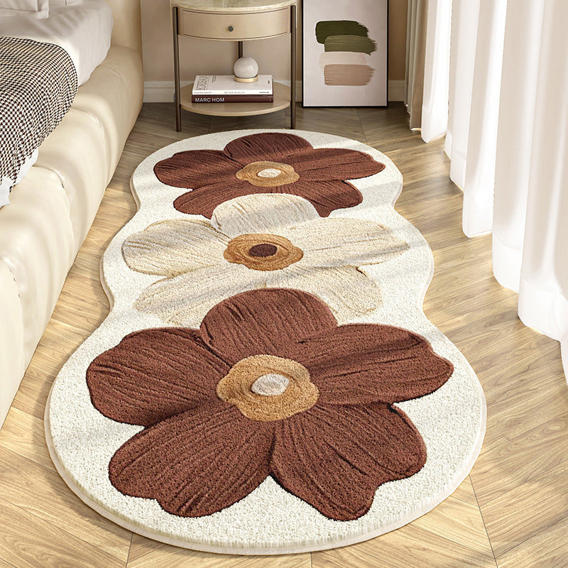 🏡💖LAST DAY 49% OFF⚡50K+ SOLD!🎁Soft Irregular Flower Pattern Rug