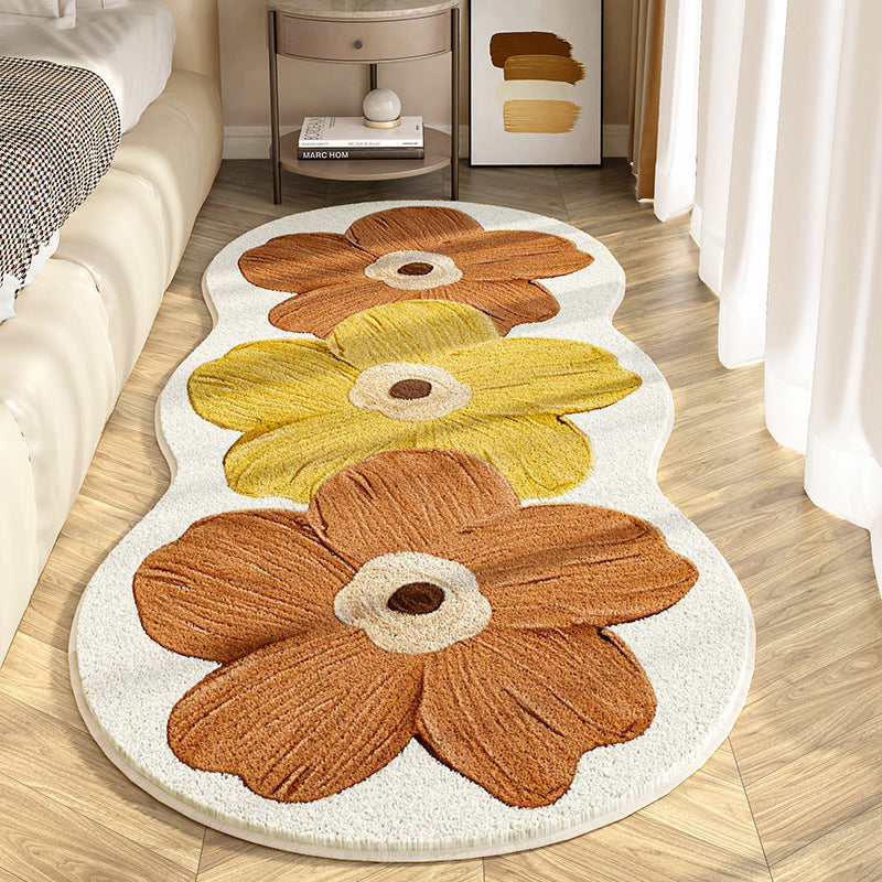 🏡💖LAST DAY 49% OFF⚡50K+ SOLD!🎁Soft Irregular Flower Pattern Rug