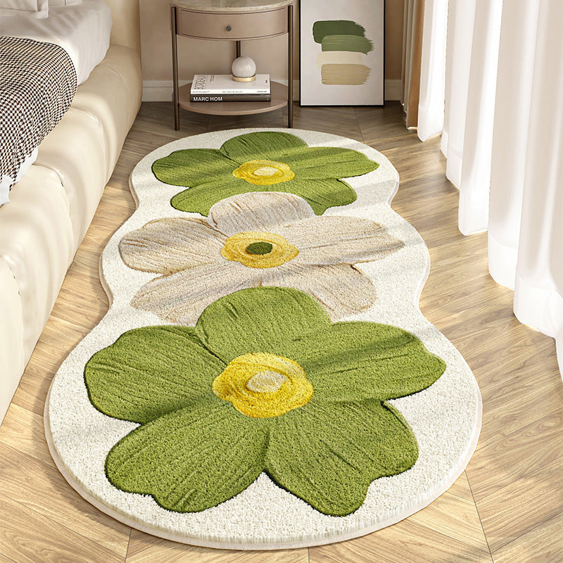 🏡💖LAST DAY 49% OFF⚡50K+ SOLD!🎁Soft Irregular Flower Pattern Rug