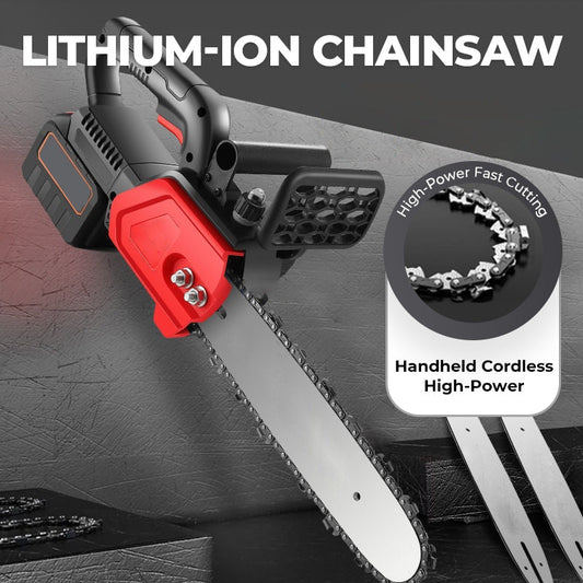 🔥Exquisite German craftsmanship - Durable🔥High-power cordless lithium-ion portable chainsaw