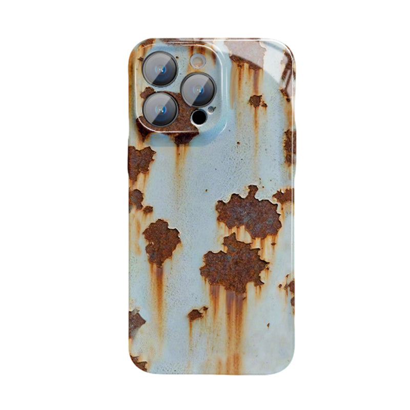 💥Vintage Rust Hard Case For iPhone