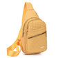 💖Multi-Pocket Lightweight Metal Zipper Chest Bag with Data Cable Hole