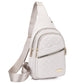 💖Multi-Pocket Lightweight Metal Zipper Chest Bag with Data Cable Hole