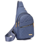 💖Multi-Pocket Lightweight Metal Zipper Chest Bag with Data Cable Hole
