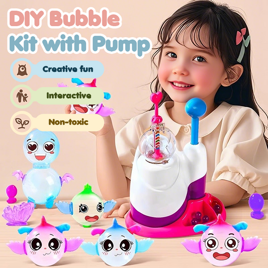 🎅Christmas gifts🎁DIY Bubble Kit with Pump for Kids