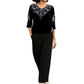 🔥Women's Velvet Rhinestone Top & Pants Set